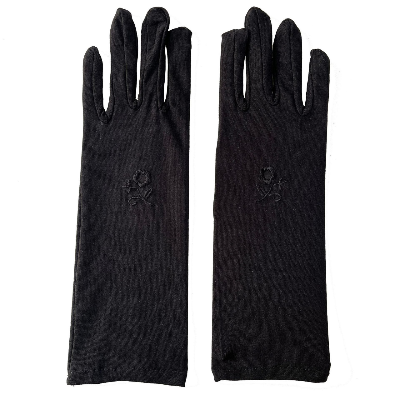 Picture of Hand Socks Gloves Muslim Full Finger Hat Muja Hijab Gloves For Women - Black