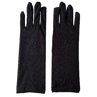 Picture of Hand Socks Gloves Muslim Full Finger Hat Muja Hijab Gloves For Women - Black