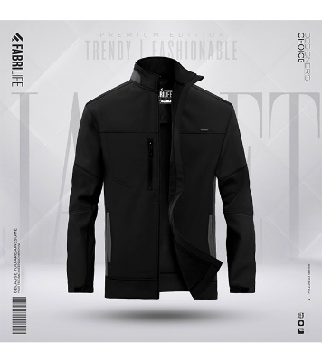 Picture of Mens Premium Jacket - Solstice (Black)