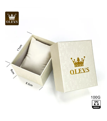 Buy Olevs 3605 Luxury Rhinestone Ceramics Strap Quartz Watch at Best Price In Bangladesh