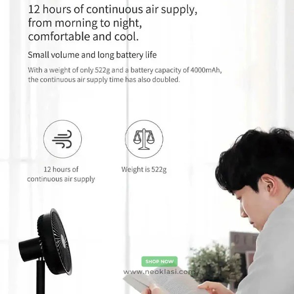 Buy XIAOMI SOLOVE F5 Pro Desktop Fan 4000mAh Battery Random Color at Best Price in Bangladesh	