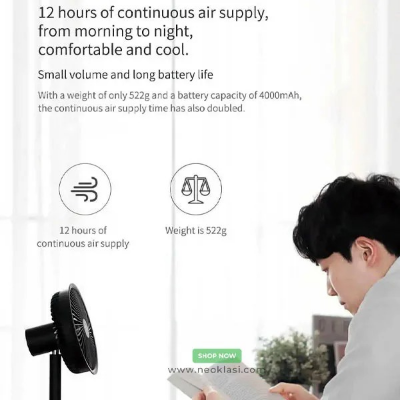 Buy XIAOMI SOLOVE F5 Pro Desktop Fan 4000mAh Battery Random Color at Best Price in Bangladesh	