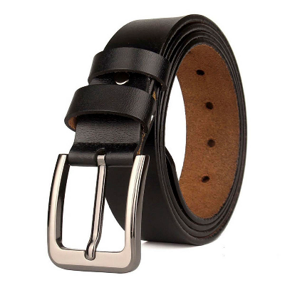 Picture of Premium Men's Genuine Leather Belt – Cowskin Formal & Casual Wear with Strong Metal Buckle
