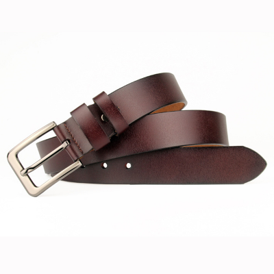 Picture of Premium Men's Genuine Leather Belt – Cowskin Formal & Casual Wear with Strong Metal Buckle