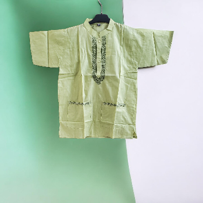 Picture of Man's Summer Cotton Fotuya light Green