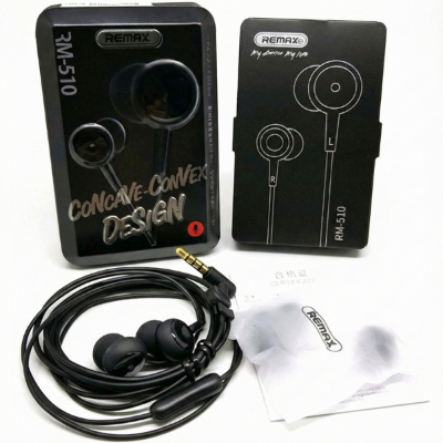 Picture of Premium Wired In-Ear Earphone | Deep Bass Sound | 3.5mm Jack | Tangle-Free Cable Black
