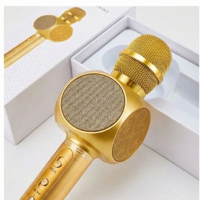 Picture of Magic Karaoke Wireless Bluetooth Microphone Speaker | Portable Karaoke Mic with Echo & Bass || Black