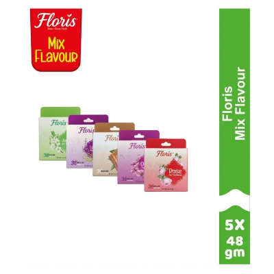 Picture of Floris Air Freshener Block Mixed Fragrance 5 in 1 Value Pack - 48 gm X 5