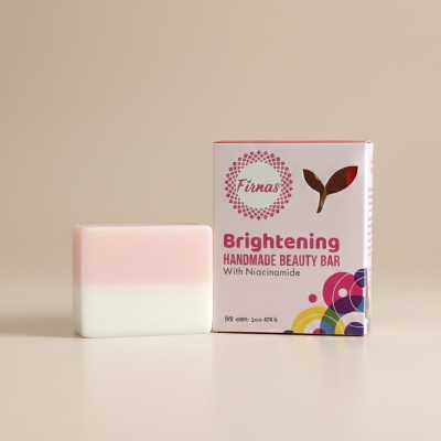 Picture of Firnas Hand Made Beauty Bar  Brightening with Niacinamide 100 gm