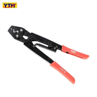 Picture of YTH-6RM Ratchet Crimping Tools Crimping Pliers Cable 1.5-6mm Multifunction Clamps Terminal Electrician Tool Pliers (Red)