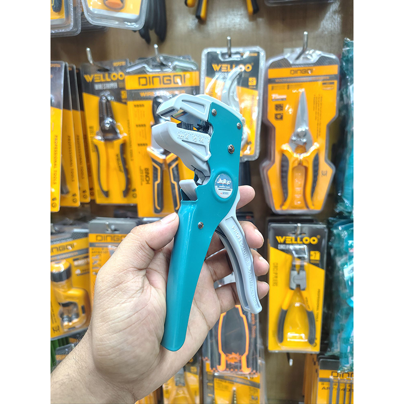 Picture of Jctop Brand New 2 in 1wire Stripper Tool Alloy Steel Wire Stripper Multi Hand Tool (Blue)