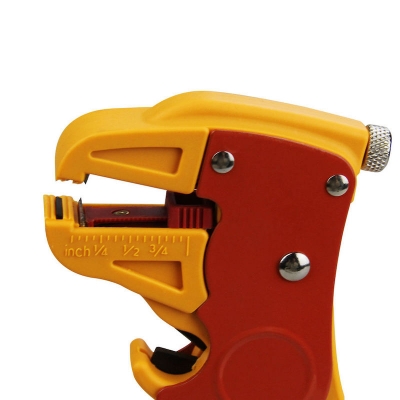 Picture of SHIND 94082 Multifunctional Carbon Steel Wire Stripping Crimping Pliers With Cutting Function Wire Cutter (Yellow)