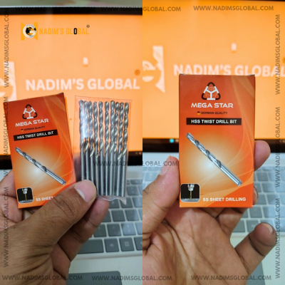 Picture of 1/16 Iron Drill Bit – 10pcs Pack | Durable High-Speed Drill Bits for Metal, Wood & Plastic (White)