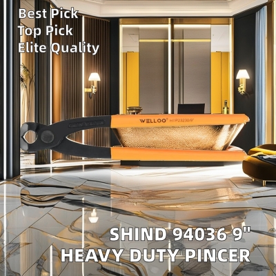 Picture of WELLOO HTP23230 9''/230mm Carbon Steel Tower Pincer (Yellow)