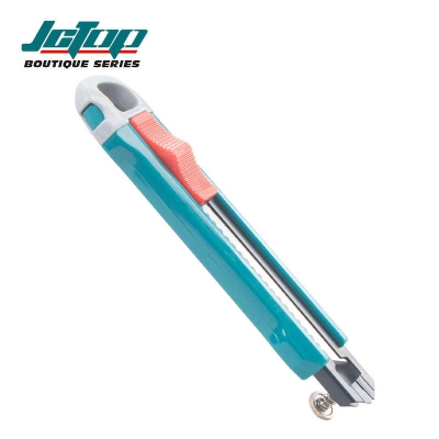 Picture of 🔪 JCTOP 18mm Cutter – Snap Off Blade Retractable Utility Knife (EQ4012) (Green)