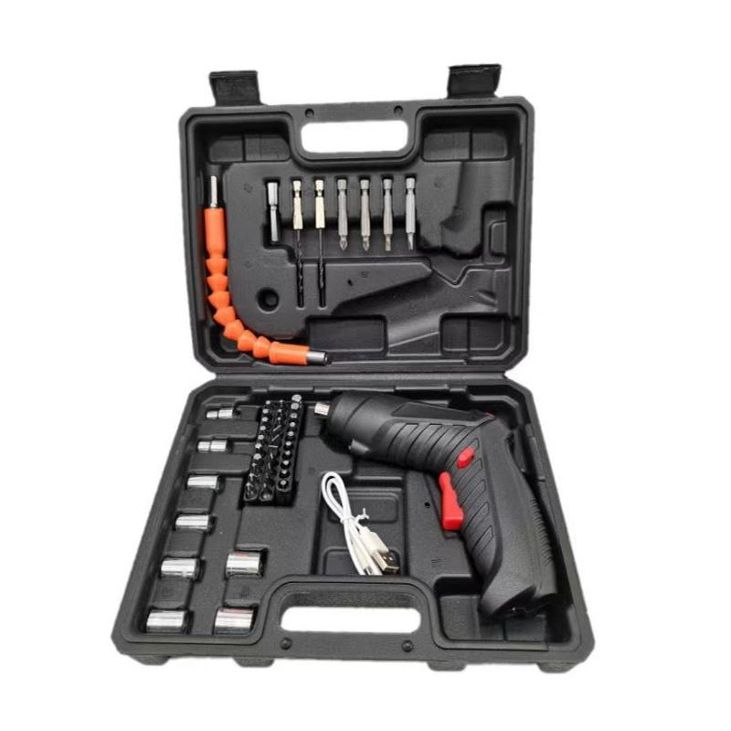 Picture of 🔧 Tuoye Cordless Screwdriver Tool Set (47 pcs) – Powerful & Handy Screwgun (Black)