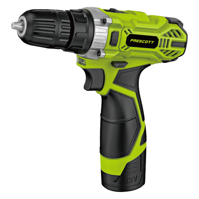 Picture of PRESCOTT 12V CORDLESS DRILL LITHIUMION BATTERY/SCREWGUN (Green)