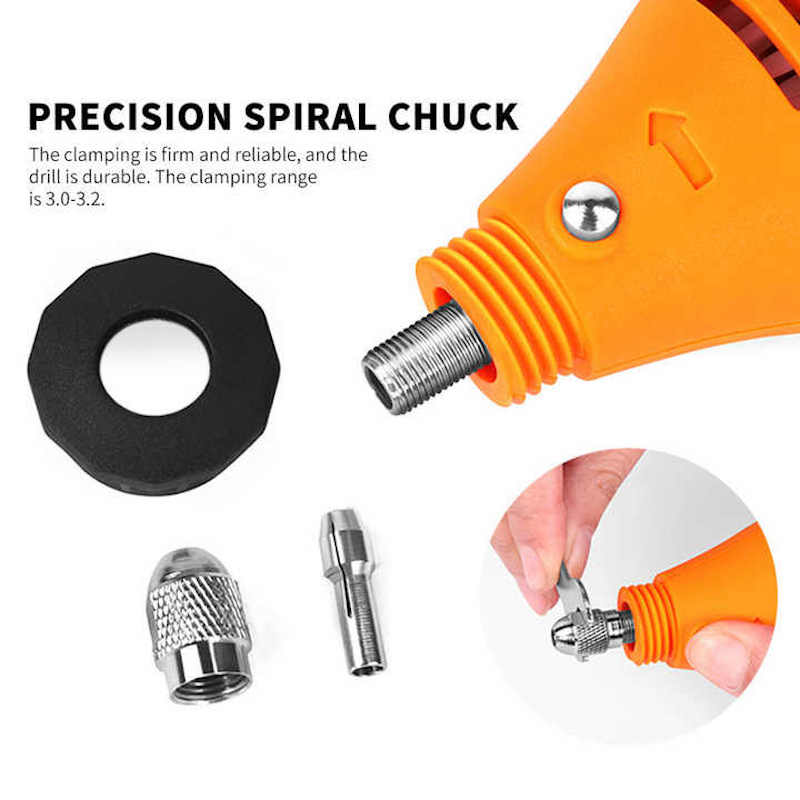 Picture of Hot Sale Electric Mini Grinder 211PCS Mini Die Grinder Set Rotary Tool Grinder Cordless Rotary Tool Machine Kit-PX-G21001 (Yellow)