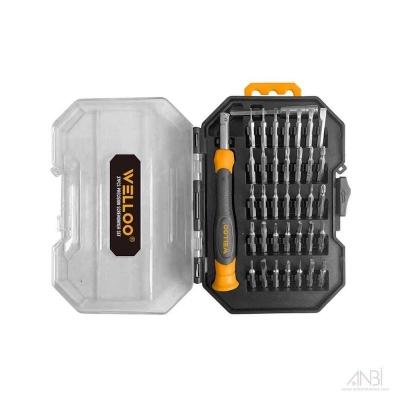 Picture of WELLOO 37Pcs Precision Screwdriver Set For Multipurpose Usage SCT01037 (Black)