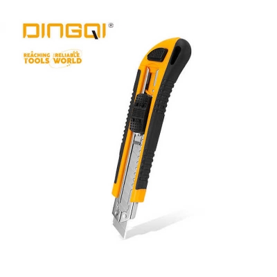 Picture of 🛠️ DINGQI Widely Used Superior Quality Utility NT Blades Cutter (Foldable) With 5Pcs Extra Blades – 63103 (Black)