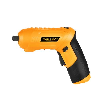 Picture of WELLOO 4V Lithium Electric Hand Power Tools Cordless Brushless Drill, Screwgun--SCS23015 (Yellow)