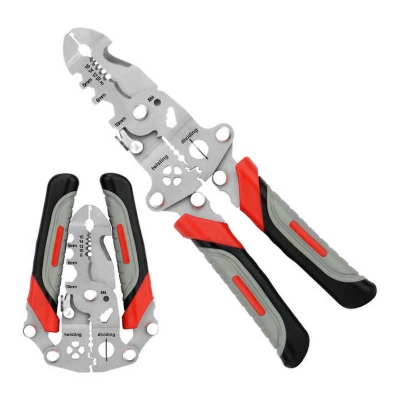 Picture of Z510 Industrial Multifunctional Electrician Wire Stripper Cutter for Electrical Wires Branching Stripping Electrician Tools