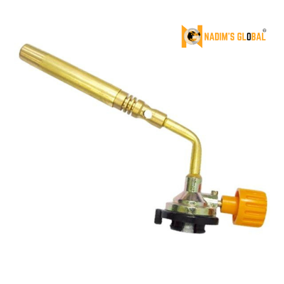 Picture of NADIM'S GLOBAL® Blow lamp Torch, Windproof, Adjustable Flame with 1300°C High-Temp Heat | Ideal for Precision Soldering, Brazing, Plumbing, DIY & Cooking Torch.
