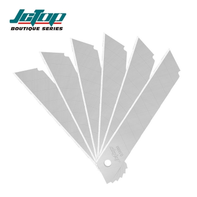 Picture of JCTOP 18mm Utility Cutter White sharp Blades Box Cutting Knife Blade for Embroidery-EQ4016 (Silver)