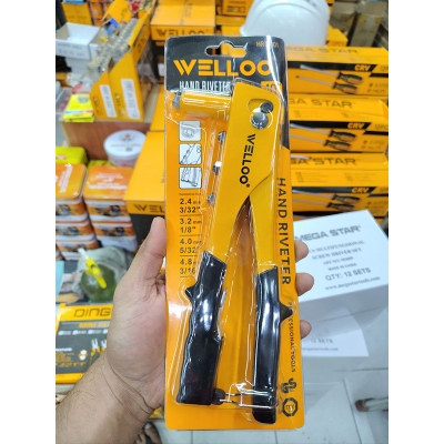 Picture of WELLOO Heavy Duty Aluminium Alloy Rivet Gun HRT5101 🛠️🔩 (Yellow)