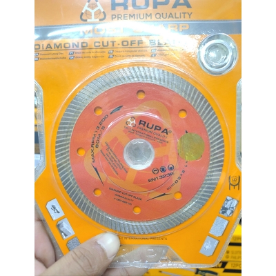 Picture of 💎 RUPA 4" / 105mm Turbo Type Premium Diamond Cut-Off Blade (Yellow)