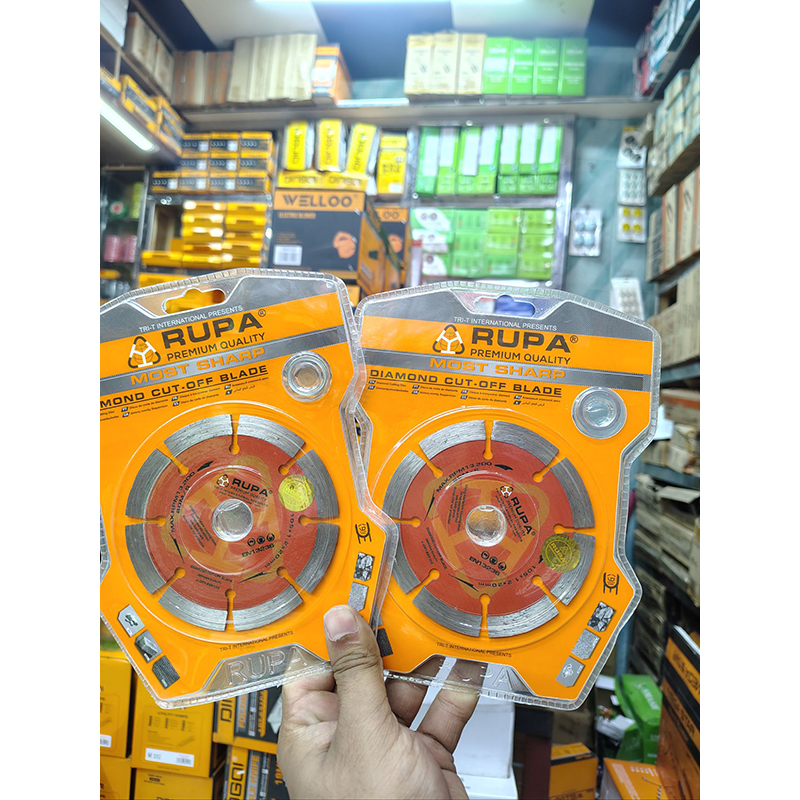 Picture of RUPA 4"/105mm Premium Quality Most Sharp Diamond Cut-Off Blade (Yellow)