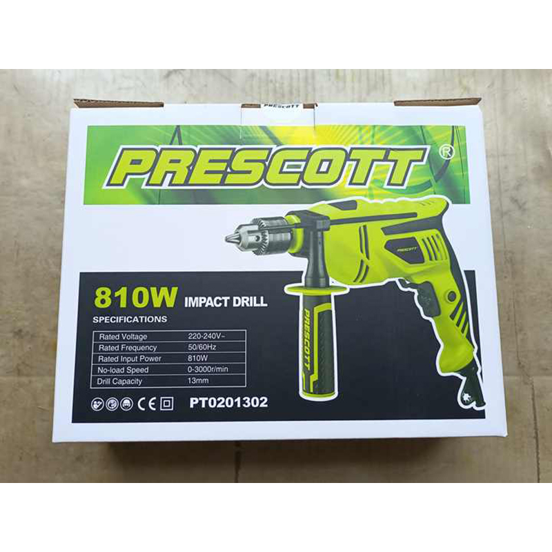 Picture of PRESCOTT IMPACT DRILL 13mm 220V 810w ELECTRIC DRILL MACHINE-PT0201302 (Green)