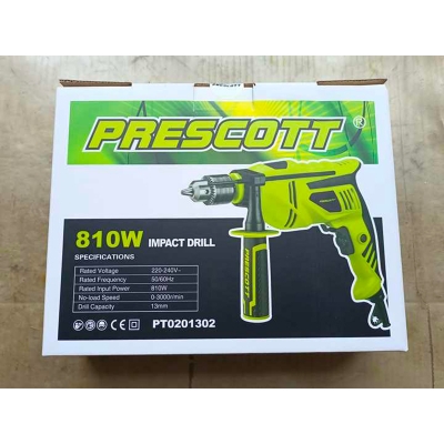 Picture of PRESCOTT IMPACT DRILL 13mm 220V 810w ELECTRIC DRILL MACHINE-PT0201302 (Green)