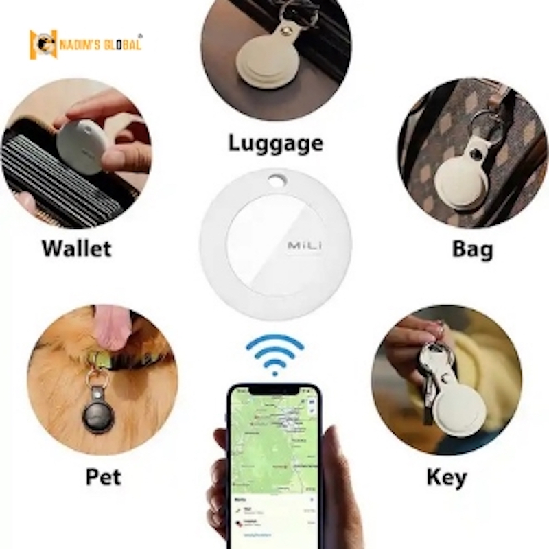 Picture of Helloo MiLi MiTag Go Smart Finder – 2 Pack | Bluetooth Tracker for Android (Black)