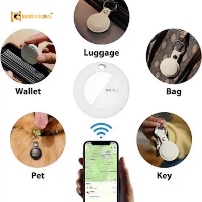 Picture of Helloo MiLi MiTag Go Smart Finder – 2 Pack | Bluetooth Tracker for Android (Black)