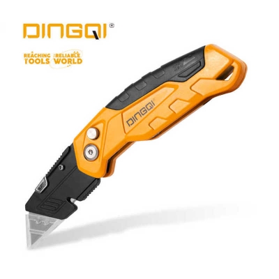 Picture of DINGQI Best Folding Utility NT Cutter Heavy Duty Keenness Folding NT Cutter-63112 (Black)