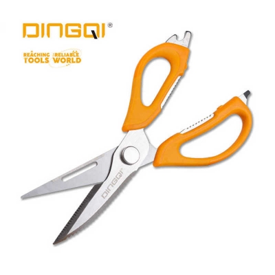 Picture of DINGQI Factory Direct Sale 8" Scissors for Kitchen Pp Trp Multi Function Scissors Types of Kitchen Scissors-60030102 (Orange)