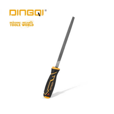 Picture of DINGQI 8" Metal Hand Tool Steel File Triangle-64004 (Black)