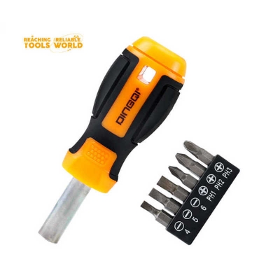 Picture of DINGQI High Quality Screwdriver Multi-Purpose Interchangeable Screwdriver Set-FH01107 (Orange)