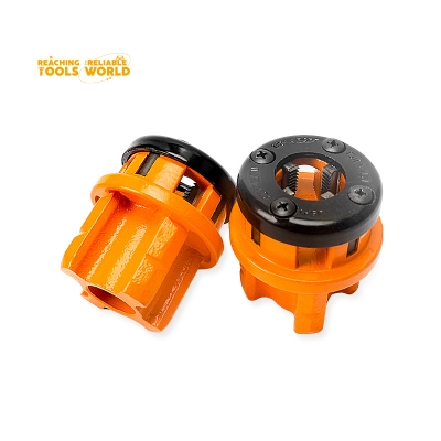 Picture of DINGQI 1" INCH PIPE THREADING HEAD & PIPE TOOLS RATCHET DIE STOCKS-136003 (Orange)