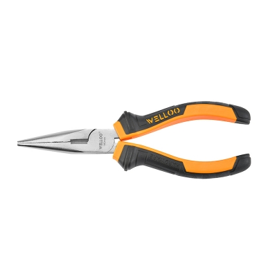 Picture of 🔧 WELLOO 6-Inch Long Nose Pliers | Precision Multi-Purpose Hand Tool – HNP18160 (Yellow)