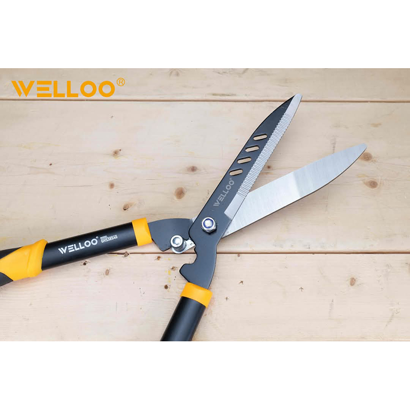 Picture of 🌿✂️ WELLOO 21-Inch Hedge Shears | Grass & Tree Cutter Garden Tool – HDS6001 (Yellow)