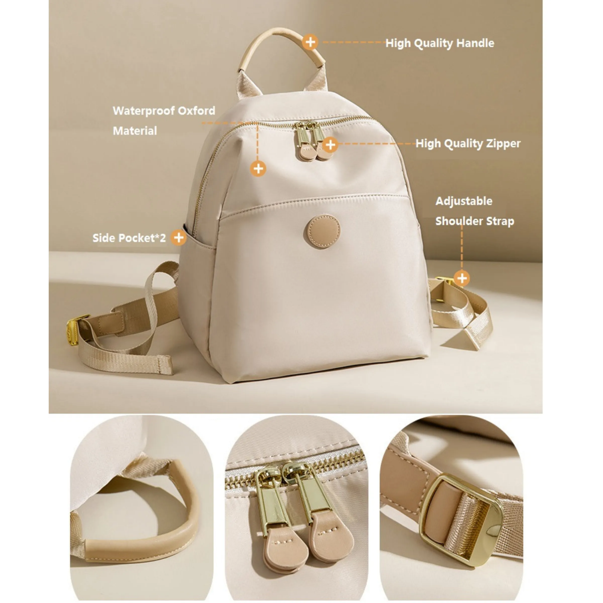 Picture of 2025 New Hot Women's Backpacks Designer High Quality Soft Nylon Simple Fashion Bag(Shada)