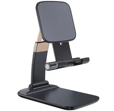 Picture of Adjustable and Foldable Desktop Mobile Phone Stand for Phone Comfortable with All Mobile for Desk, Bed, Table, Office, Video Recording, Home and Online Classes