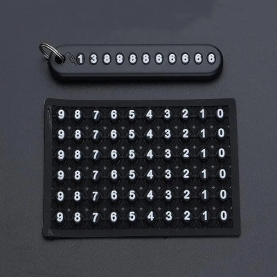 Picture of Anti-lost keychain with Mobile Number for Bicycle Car Auto Motor Cycle Key Ring Gift
