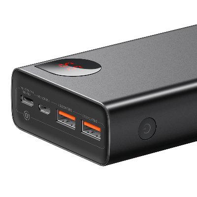 Picture of Baseus Adaman 20000mAh 22.5W Metal Power Bank with Digital Display – Black