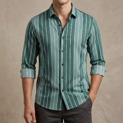 Picture of Pure Cotton full Sleeve Shirt for Men's
