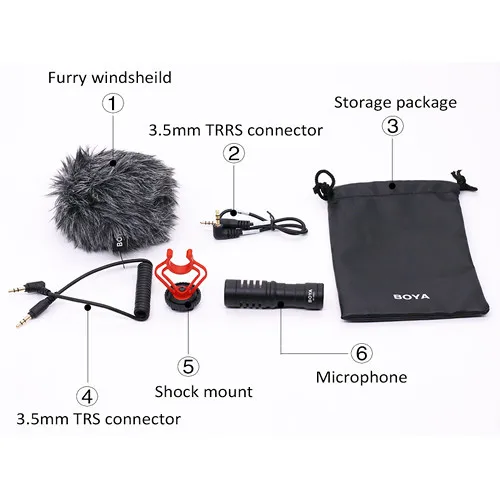 Picture of BOYA BY-MM1 Cardioid Condenser Microphone