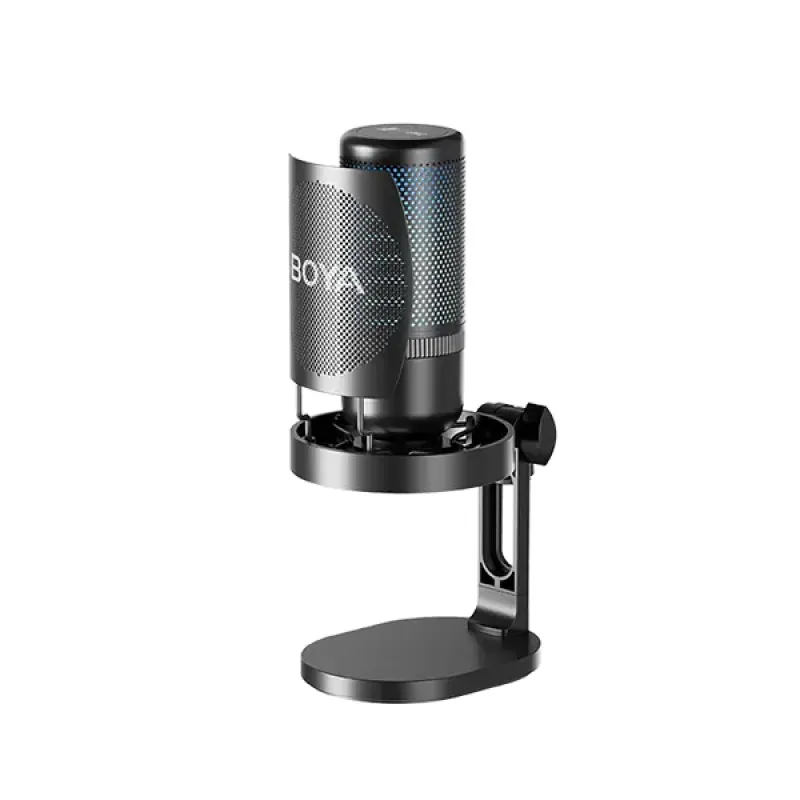 Picture of BOYA K3 Vibrant Lighting Condenser USB Microphone with RGB & Noise Cancellation