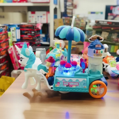 Picture of Bump And Go Monkey Ice Cream Toy for Kids